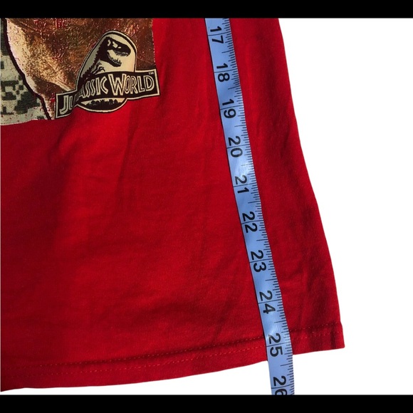 Dinosaur red graphic T- shirt “danger” Size S - Picture 6 of 9